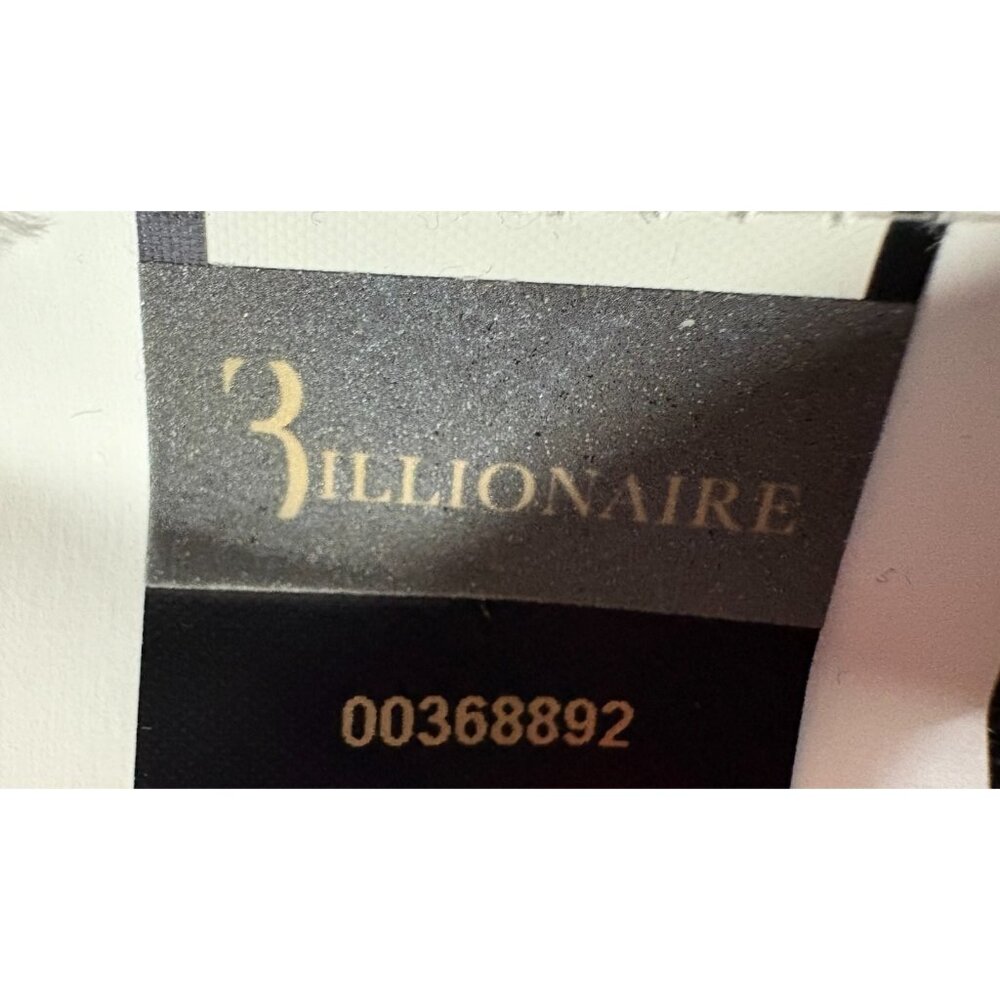 Billionaire Couture Embroidered Logo knit blazer sz S color Black NWOT $2345 - Picture 3 of 10